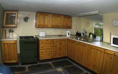 roomy kitchen
