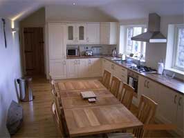 spacious farm house kitchen Ty Gwenol