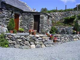 Patioed area for Beudy Bach